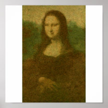 Copie "de Mona Lisa de tapis" Affiches