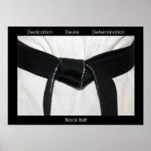 Copie de motivation d'affiche de ceinture noire d'