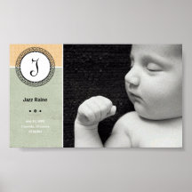 Copie de naissance de Raine de jazz Posters