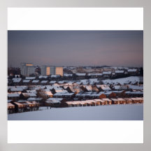 Copie de neige de Sunderland Posters
