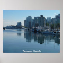 Copie de paysage urbain de Vancouver d'impression 