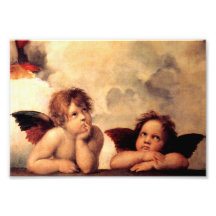 Copie de photo de Sistine Madonna d'anges de Rapha