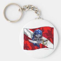 copie de piratediveflag porte-clé