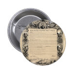 Copie de proclamation d'émancipation badge avec épingle