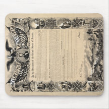 Copie de proclamation d'émancipation tapis de souris