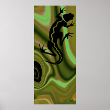 Copie de salamandre de Malibu (saule/sauge) Posters