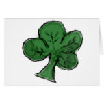 Copie de shamrock cartes de vœux
