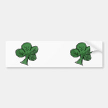 Copie de shamrock, copie de shamrock autocollant pour voiture
