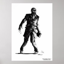 Copie de Silus de prédicateur Posters