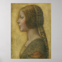 Copie de toile de Bella Principessa de La Affiches