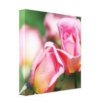 Copie de toile de bourgeon de rose de rose impression sur toile