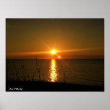 Copie de toile de coucher du soleil posters