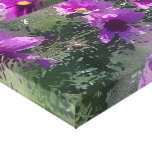 Copie de toile de fleurs de pourpre toile tendue sur châssis
