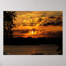 Copie de toile de lever de soleil posters