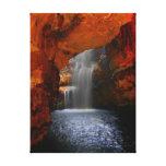 Copie de toile étirée par cascade de caverne de Sm Toiles Tendues