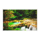 Copie de toile étirée par cascade de Guizhou Toile Tendue Sur Châssis