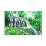 Copie de toile étirée par cascade toiles tendues sur châssis