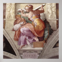 Copie de toile - le Sybil libyen Poster