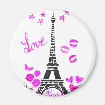COPIE DE TOUR EIFFEL DE PARIS D'AMOUR AIMANT POUR RÉFRIGÉRATEUR
