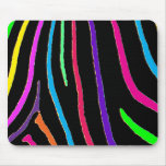 Copie de zèbre d'arc-en-ciel tapis de souris