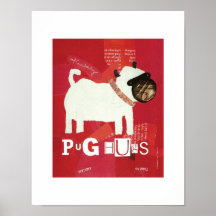 Copie d'étreintes de carlin affiches