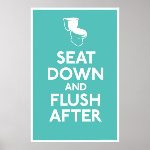 Copie d'humour de salle de bains posters