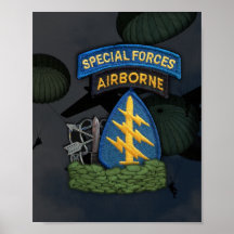 copie d'instantané de sfg de bérets verts de force posters