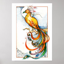 Copie d'oiseau du feu posters