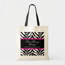 Copie élégante de zèbre et sac personnalisé par de