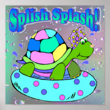 Copie encadrée par tortue posters