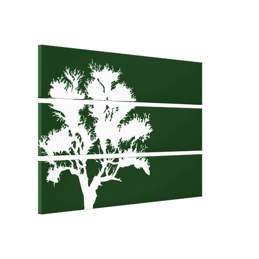Copie enveloppée de toile empilée par arbre (forêt impressions sur toile