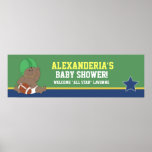 Copie faite sur commande de bannière de baby showe posters