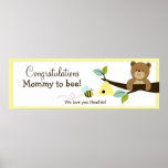 Copie faite sur commande de bannière de baby showe posters