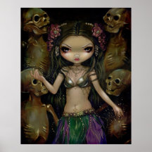 Copie féerique gothique macabre de Danse - fusion  Posters