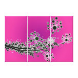 Copie fleur-Magenta abstraite futuriste de toile Toiles Tendues Sur Châssis