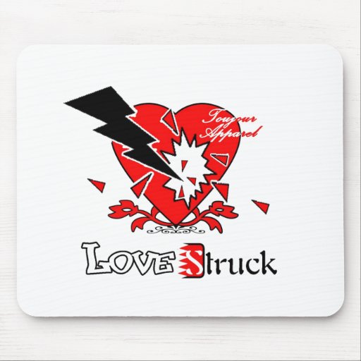 copie frappée par amour tapis de souris