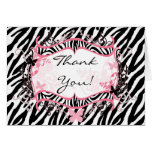 Copie Girly pliée de zèbre de papillon de carte de