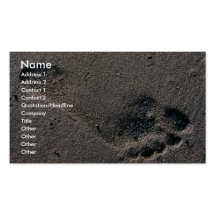 Copie huilée de pied cartes de visite professionnelles