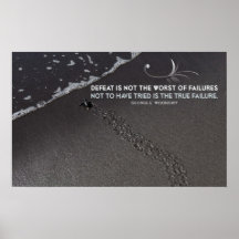 Copie inspirée d'affiche de véritable échec