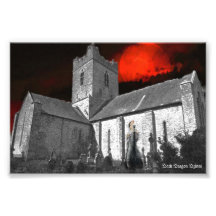 Copie irlandaise hantée de photo du château 6x4