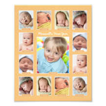 Copie moderne de collage de photo de la première a