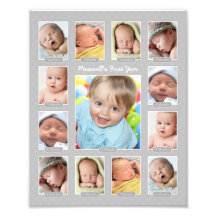 Copie moderne de collage de photo de la première a