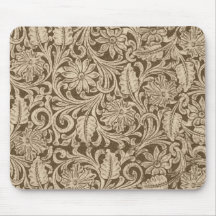 Copie Mousepad de cuir d'outil de Brown de cowboy Tapis De Souris