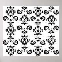 Copie noire baroque posters