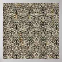 Copie ornementale vintage d'art d'affiche de Nouve