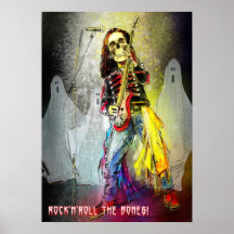 Copie "rock les os" - par Miki Posters