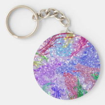 Copie rose de photo de scintillement d'abrégé sur  porte-clef