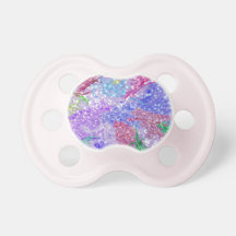 Copie rose de photo de scintillement d'abrégé sur  tétine pour bébé