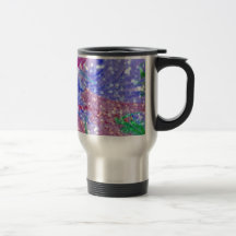 Copie rose de photo de scintillement d'abrégé sur  tasse à café
