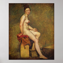 Copie rose de toile de Mademoiselle Posters